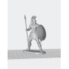 Spartan Hoplite STL – Ancient Greek Warrior with Spear Lambda Shield for 3D Printing