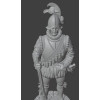 Renaissance City Militia Arquebusier (16th Century) — STL File for 3D Printing