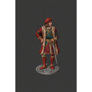 Buy STL File for 3D Printing – Augsburg City Patrician of the Renaissance Era (16th Century)