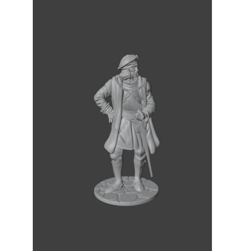Buy STL File for 3D Printing – Augsburg City Patrician of the Renaissance Era (16th Century)