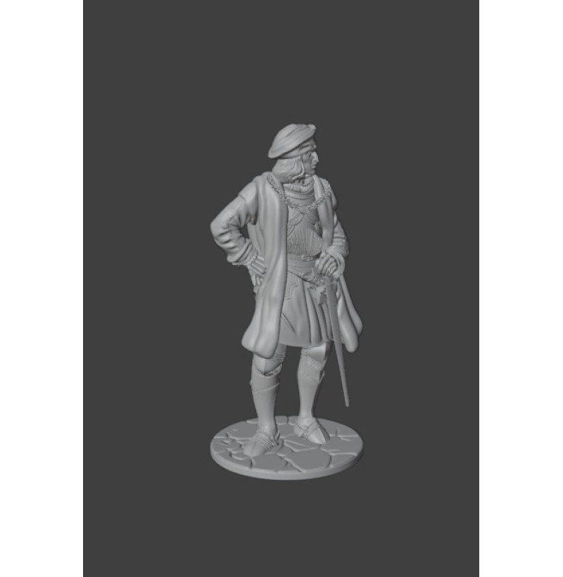 Buy STL File for 3D Printing – Augsburg City Patrician of the Renaissance Era (16th Century)