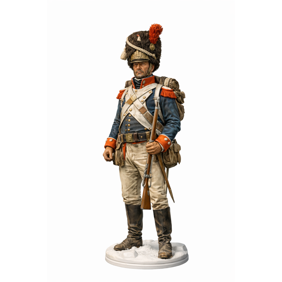 Napoleonic Old Guard Grenadier (France – Imperial Guard) — STL for 3D Printing Napoleonic Old Guard Grenadier (France – Imperial Guard) — STL for 3D Printing