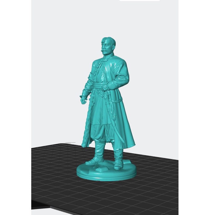 Collectible “Prince Dmytro Vyshnevetsky (Baida)” — STL File for 3D Printing (Instant Download)