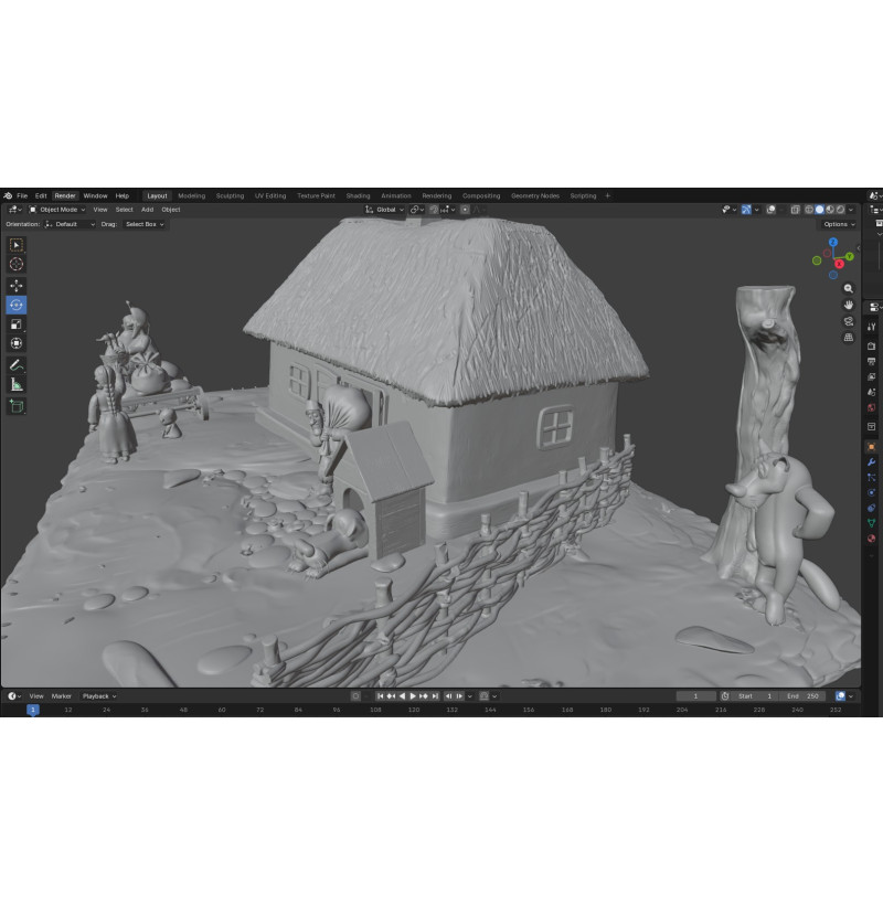 Once Upon a Dog STL Bundle for 3D Printing