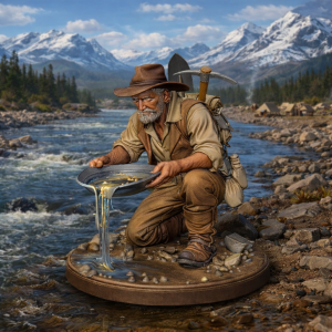 Klondike Gold Prospector — America, Gold Rush 1896–1899 | STL Model for 3D Printing