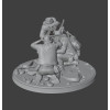 Klondike Gold Rush Prospectors — Historical Diorama for 3D Printing | 1896–1899