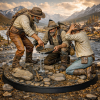 Klondike Gold Rush Prospectors — Historical Diorama for 3D Printing | 1896–1899