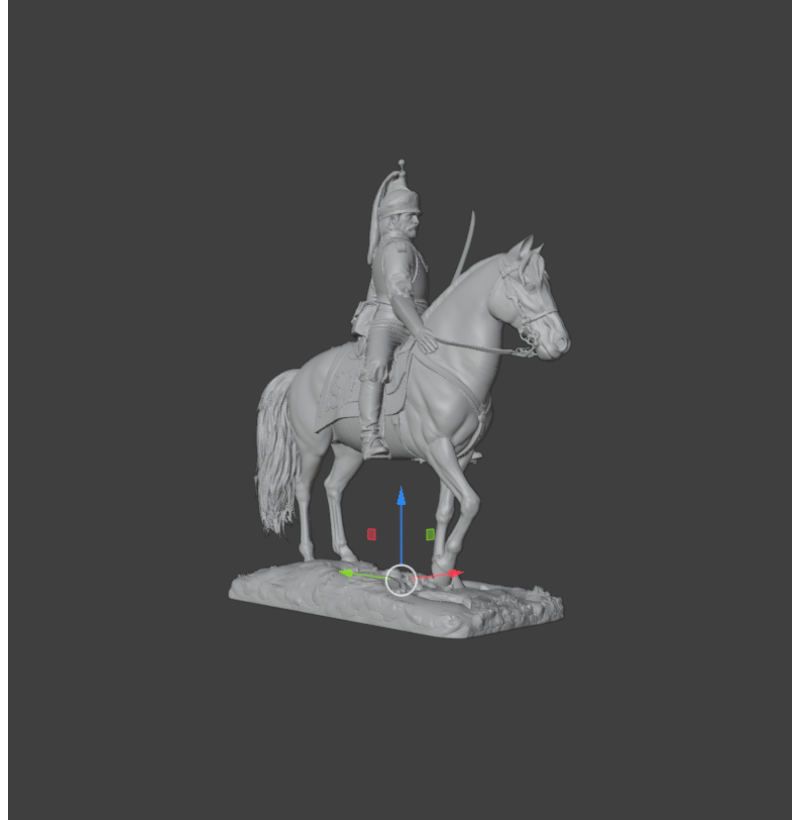 Spanish Cuirassier 1812 STL File for 3D Printing