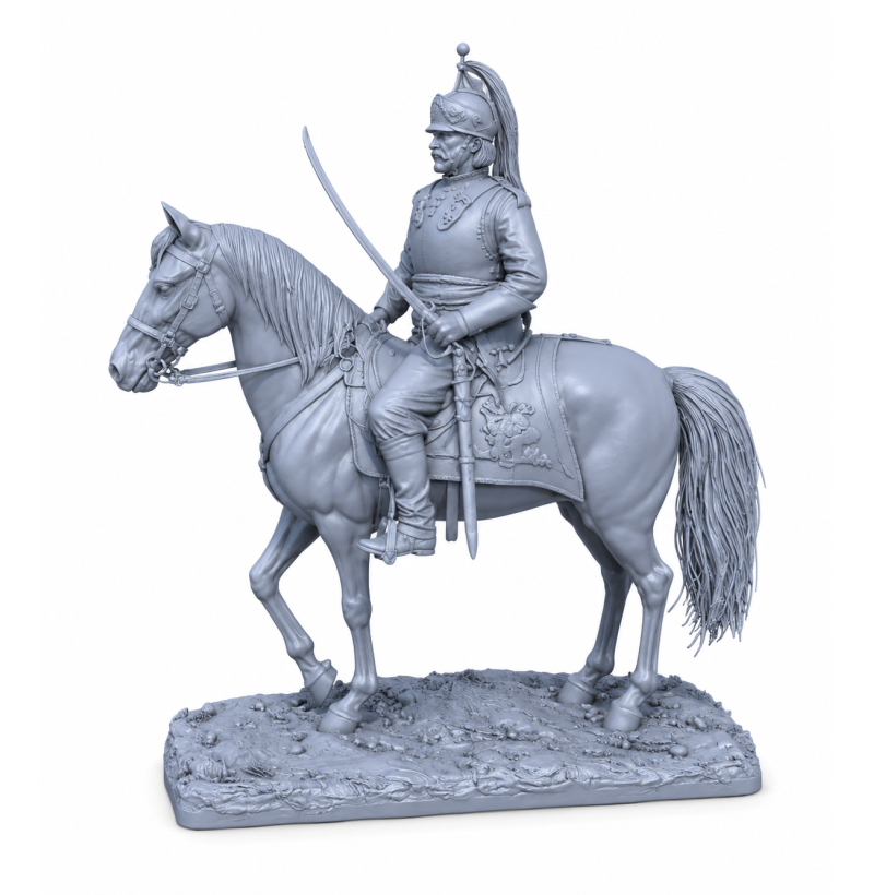 Spanish Cuirassier 1812 STL File for 3D Printing