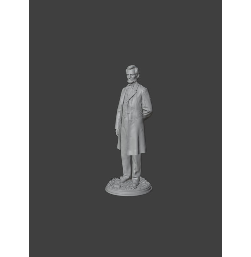 Abraham Lincoln — Legendary U.S. President | STL File for 3D Printing
