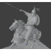 Mongol Warrior Rider STL – Armored Cavalry Miniature for 3D Printing