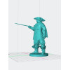 Musketeer STL for 3D Printing — Buy Detailed Historical Miniature