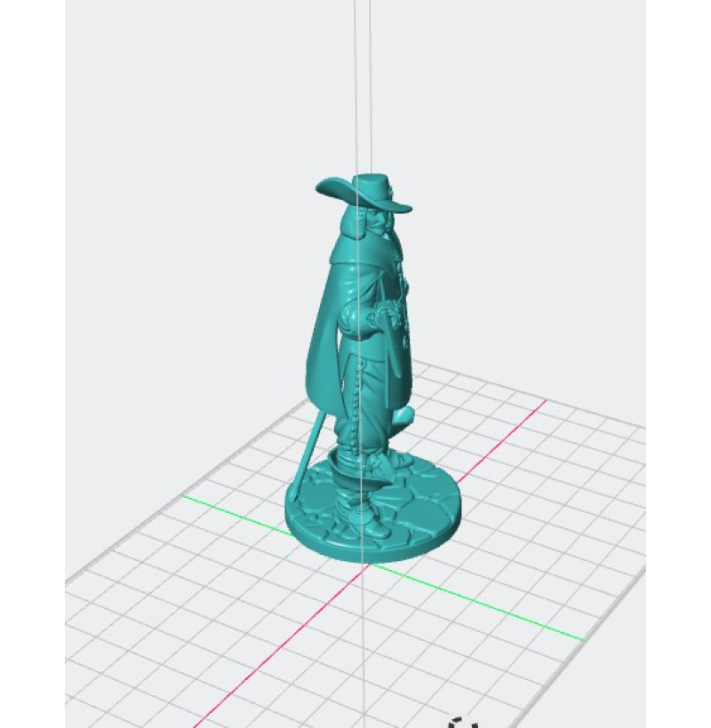 Musketeer STL for 3D Printing — Buy Detailed Historical Miniature