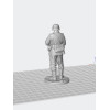 German WWII Soldier with MP40 — STL File for 3D Printing (Miniature)