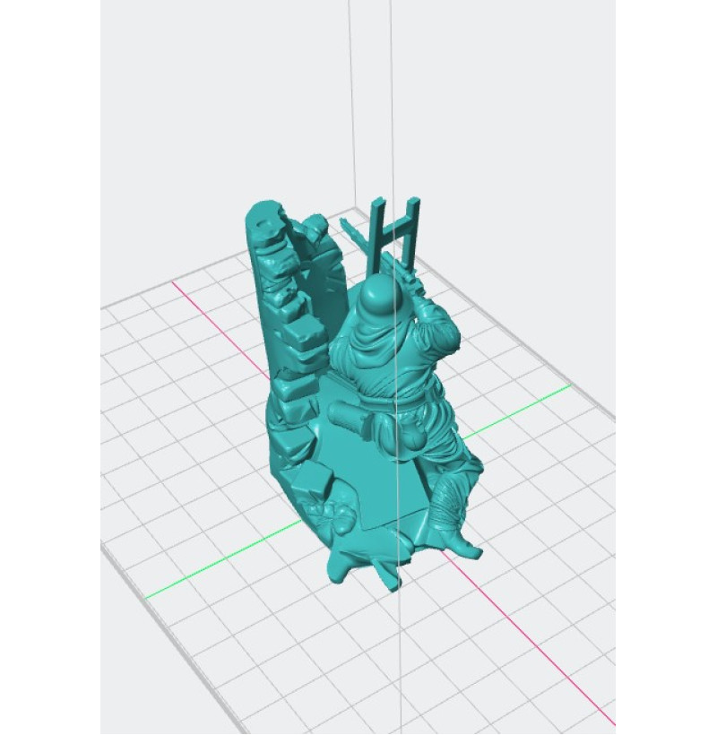 3D Printable STL: German Sniper Diorama (World War II)