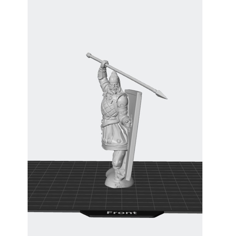 Achaemenid Persian Spearman (6th–4th Century BC) — STL for 3D Printing | 28/32/54mm + Bust | FDM/Resin | Instant Download
