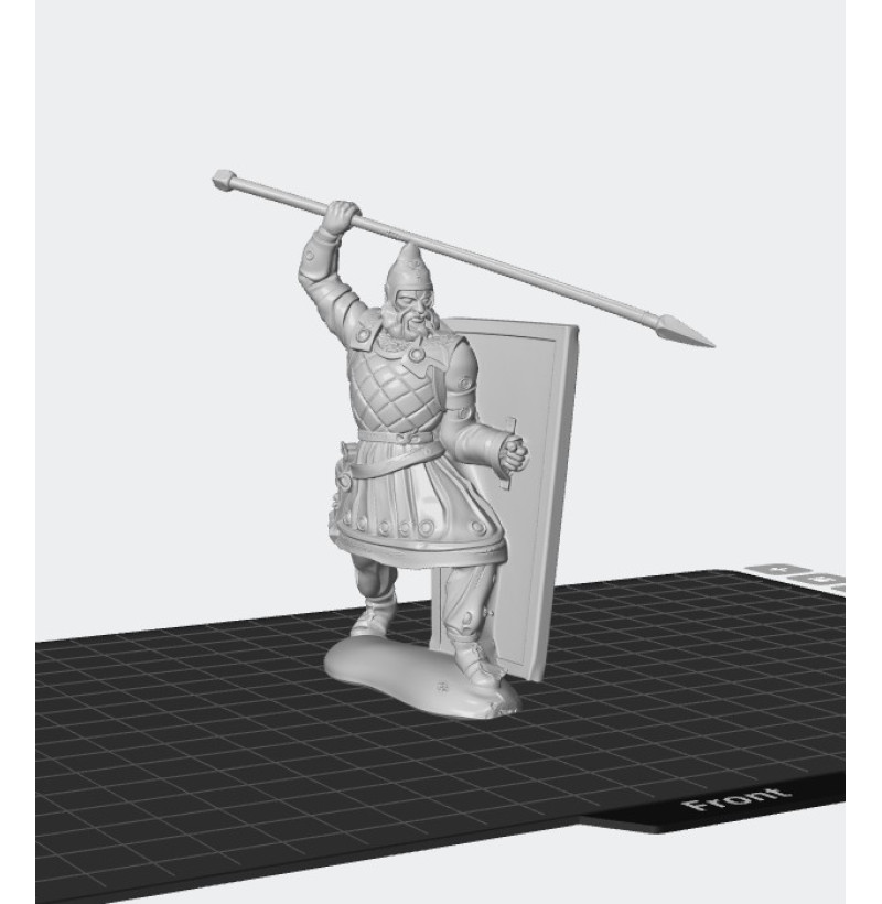 Achaemenid Persian Spearman (6th–4th Century BC) — STL for 3D Printing | 28/32/54mm + Bust | FDM/Resin | Instant Download