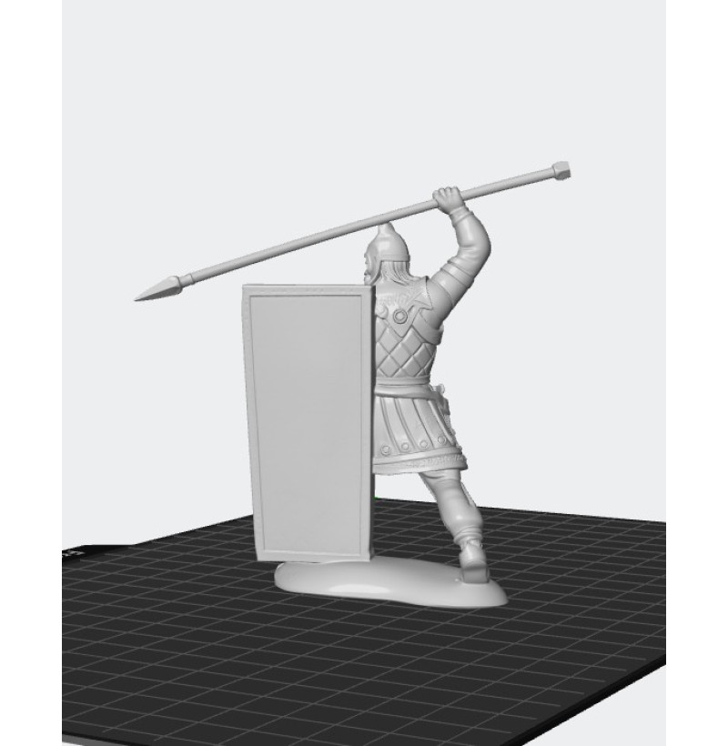 Achaemenid Persian Spearman (6th–4th Century BC) — STL for 3D Printing | 28/32/54mm + Bust | FDM/Resin | Instant Download