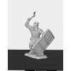 Persian Warrior with Axe & Shield — Ancient Persia STL for 3D Printing | Instant Download