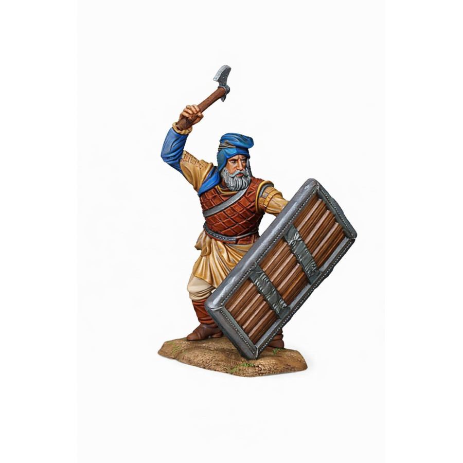 Persian Warrior with Axe & Shield — Ancient Persia STL for 3D Printing | Instant Download Persian Warrior with Axe & Shield — Ancient Persia STL for 3D Printing | Instant Download