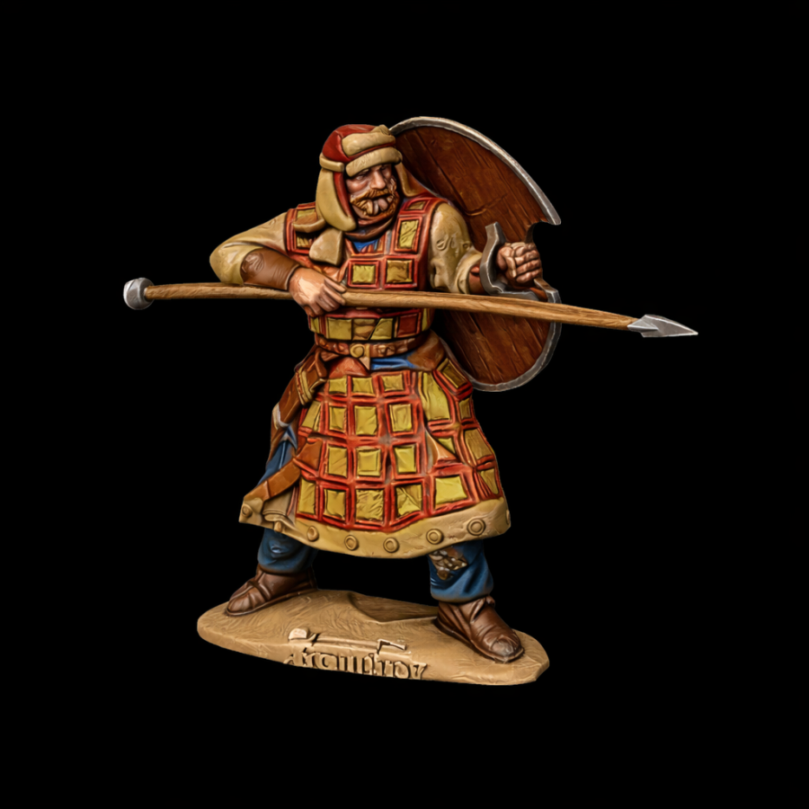 Persian Spearman with Shield — STL Files for 3D Printing | Wargames / Diorama / Painting | Instant Download Persian Spearman with Shield — STL Files for 3D Printing | Wargames / Diorama / Painting | Instant Download