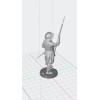 Buy STL File Historical Pikeman Miniature for 3D Printing