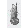 Buy STL File Historical Pikeman Miniature for 3D Printing