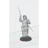 Buy STL File Historical Pikeman Miniature for 3D Printing