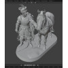 Polish Nobleman with Horse — “Szlachcic” Diorama STL | Buy 3D Printing File