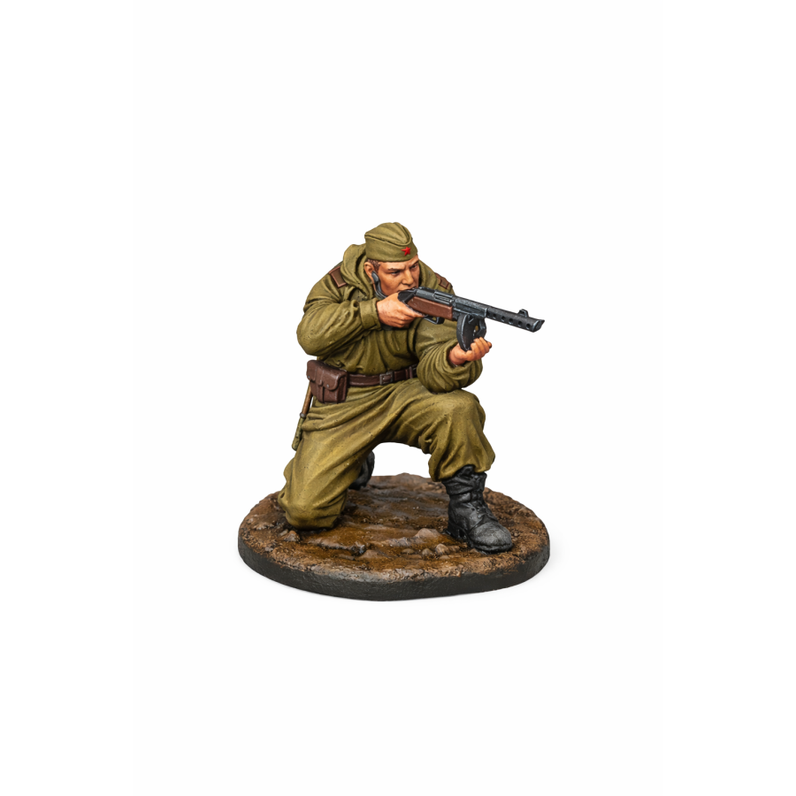 Soviet Soldier with PPSh-41 — STL File for 3D Printing (World War II Miniature) Soviet Soldier with PPSh-41 — STL File for 3D Printing (World War II Miniature)