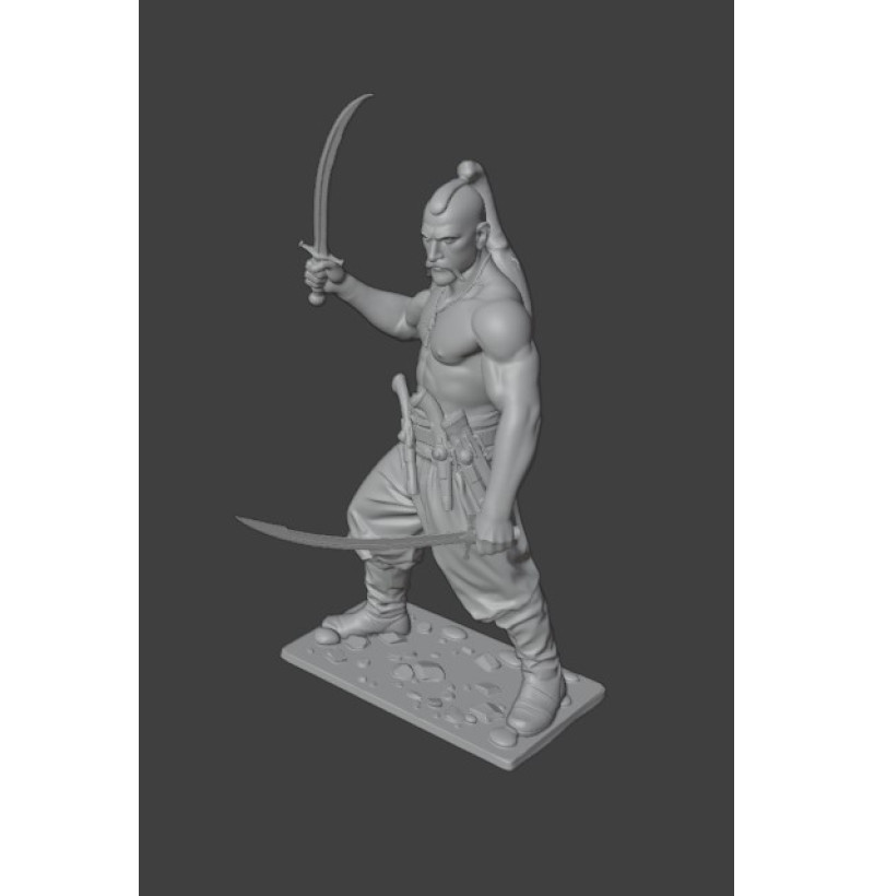 STL File — Ukrainian Cossack (Buy for 3D Printing