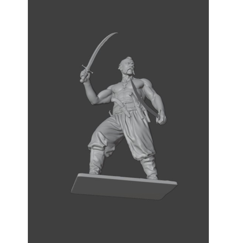 STL File — Ukrainian Cossack (Buy for 3D Printing