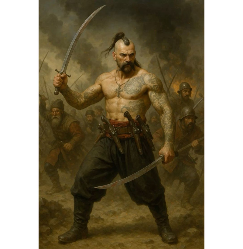 STL File — Ukrainian Cossack (Buy for 3D Printing