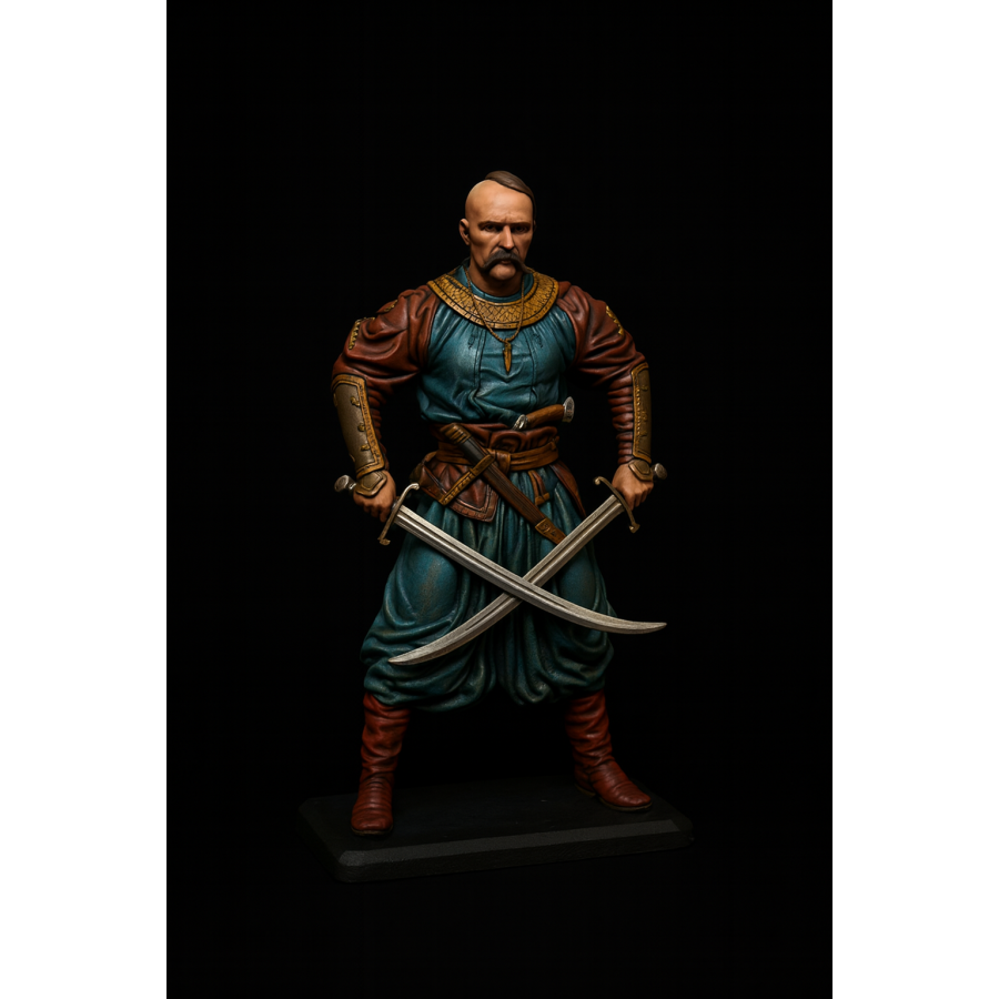 Buy STL File: Ukrainian Cossack for 3D Printing Buy STL File: Ukrainian Cossack for 3D Printing