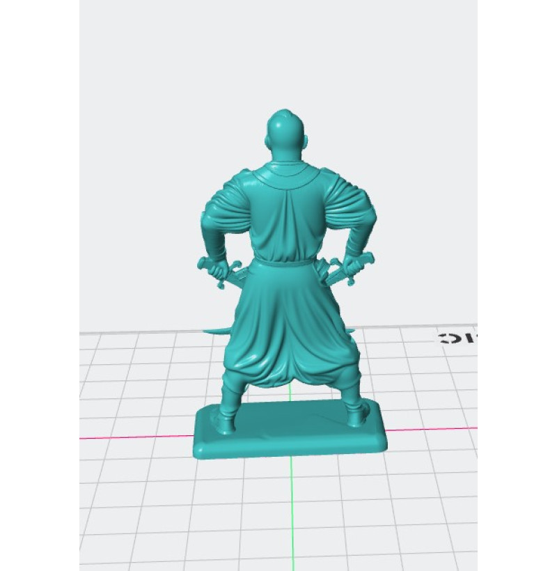 Buy STL File: Ukrainian Cossack for 3D Printing