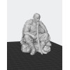 Old Cossack Warrior STL – Historical Miniature for 3D Printing