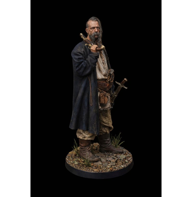 Zaporizhian Cossack STL – Historical Warrior Miniature for 3D Printing