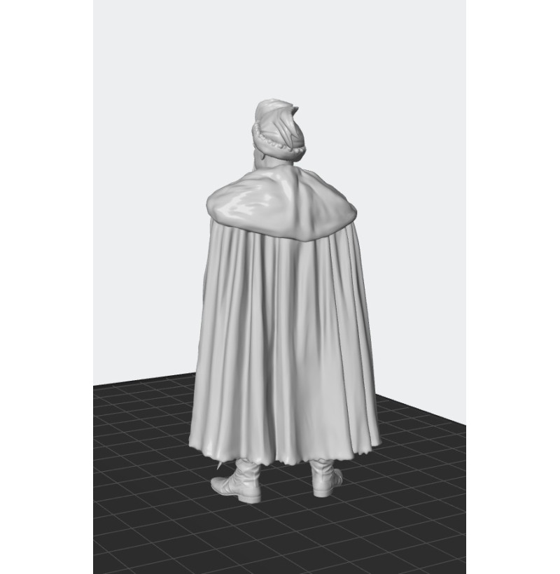 Bohdan Khmelnytsky — Cossack Hetman 17th Century | STL Miniature for 3D Printing