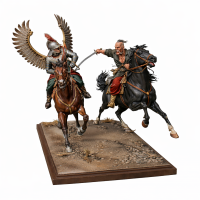 Казак против крылатого гусара STL – эпическая кавалерийская дуэль для 3D печати