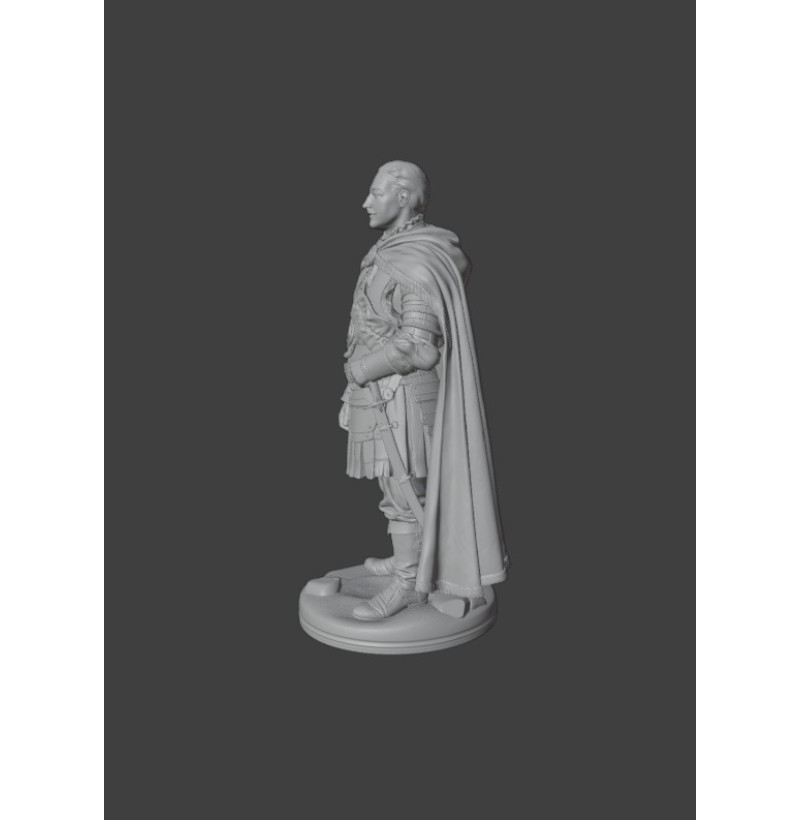 Ivan Mazepa STL – Historical Miniature for 3D Printing | 28mm 32mm 54mm Bust