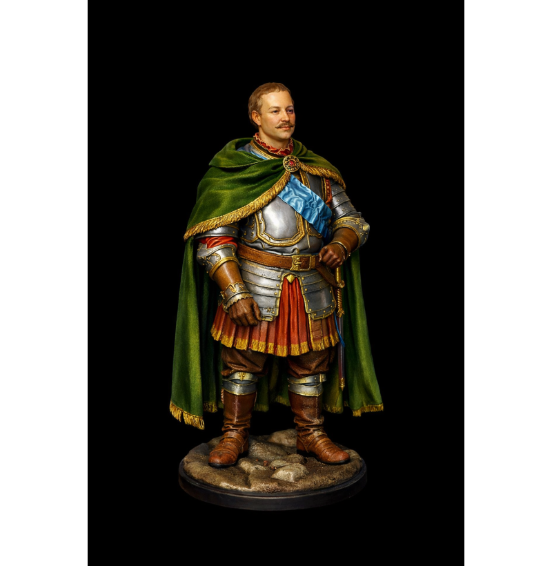Ivan Mazepa STL – Historical Miniature for 3D Printing | 28mm 32mm 54mm Bust