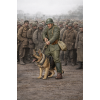 WWII German Soldier with Dog STL for 3D Printing – Military K9 Handler Miniature