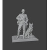 WWII German Soldier with German Shepherd STL for 3D Printing