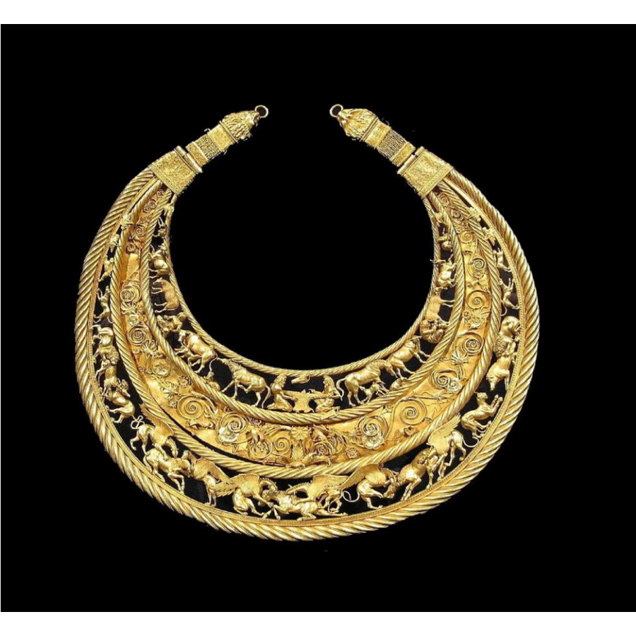Scythian Pectoral Necklace — STL File for 3D Printing