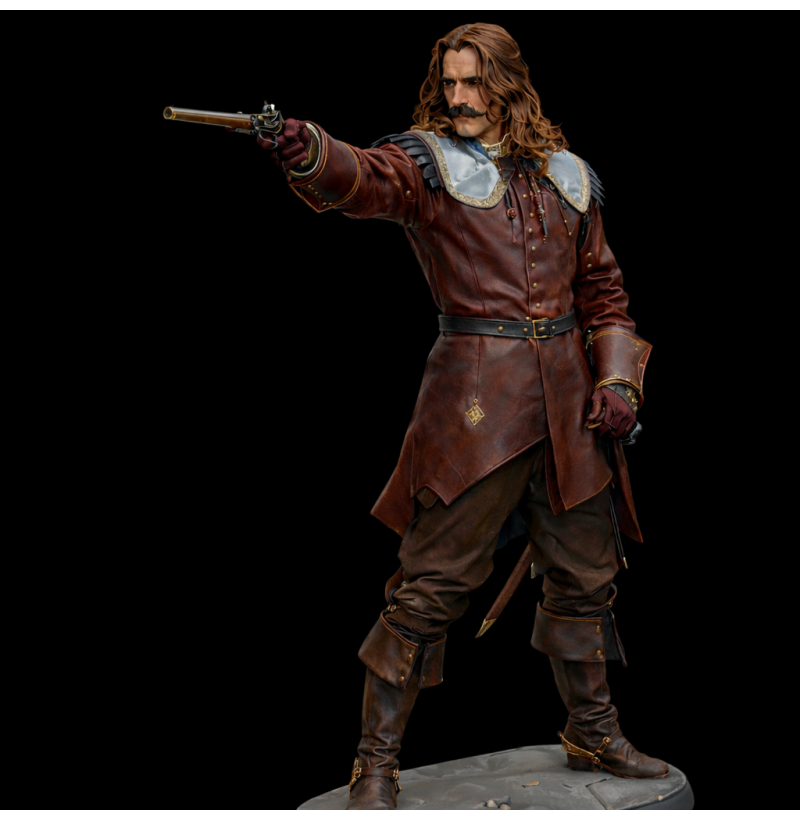 Collectible “Pirate Captain” Miniature – STL File for 3D Printing (Instant Download)