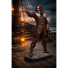 Collectible “Pirate Captain” Miniature – STL File for 3D Printing (Instant Download)