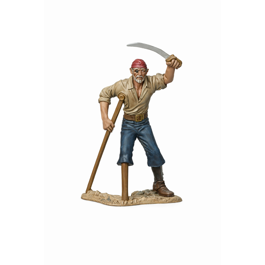 Pirate with Cutlass — STL File for 3D Printing (Golden Age of Piracy, 17th–18th c.) Pirate with Cutlass — STL File for 3D Printing (Golden Age of Piracy, 17th–18th c.)