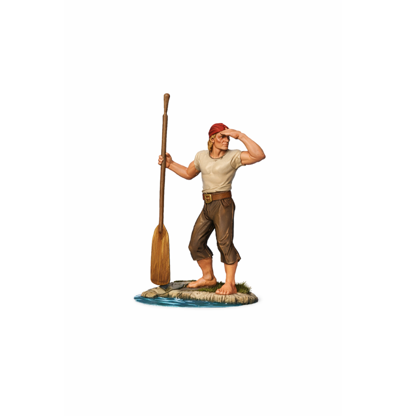 Pirate Lookout STL – Historical Pirate Miniature for 3D Printing (17th–18th Century)
