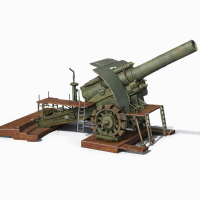 Big Bertha — German Super Heavy Siege Howitzer (1914–1918) STL for 3D Printing | 28mm / 32mm / 54mm / bust | FDM / Resin | Instant Download Big Bertha — German Super Heavy Siege Howitzer (1914–1918) STL for 3D Printing | 28mm / 32mm / 54mm / bust | FDM / Resin | Instant Download