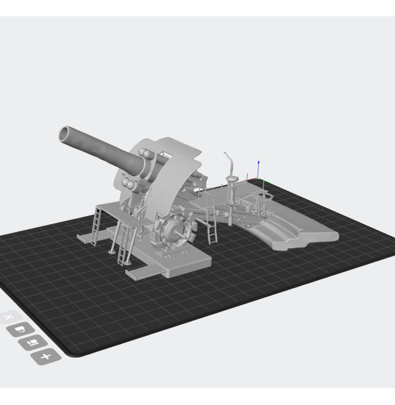 Big Bertha — German Super Heavy Siege Howitzer (1914–1918)  STL for 3D Printing | 28mm / 32mm / 54mm / bust | FDM / Resin | Instant Download